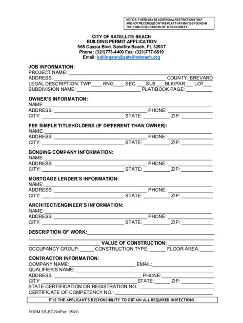 delray beach building permit application.